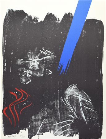 Antonio Recalcati SENZA TITOLO litografia, cm 65x50; es. 40/125 firma,...