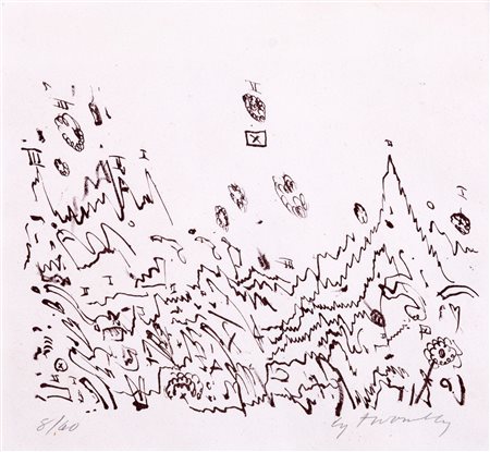 Cy Twombly (Lexington 1928-Roma 2011)  - Senza titolo, 1960