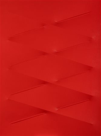 Agostino Bonalumi (Vimercate 1935-Desio 2013)  - Rosso, 2007