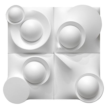 Hector Rigel (Roma 1957)  - Superficie bianca n°54, 2020