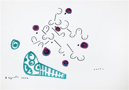 Sebastiano Carta (1913-1973)  - 5 disegni