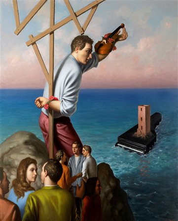 Stefano Di Stasio (Napoli 1948)  - Canto del mare, 2012