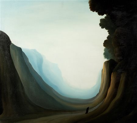 Ubaldo Bartolini (Montappone 1944)  - Paesaggio, 1989