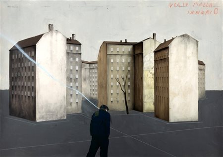 Paolo Ventura (1968)  - Verso Piazza Irnerio