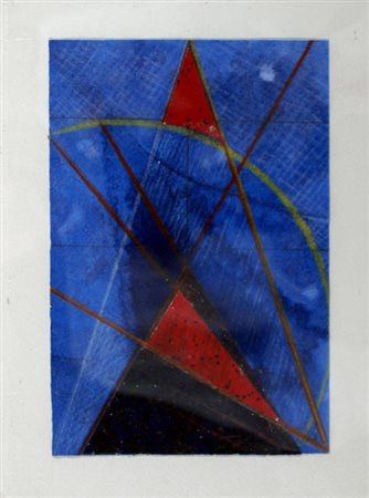 OCCHIPINTI Angela (Catania 1969) "Senza titolo" Tecnica mista e collage su...