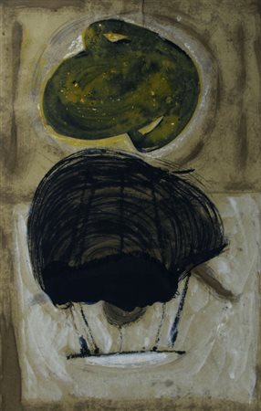 CECCOBELLI BRUNO (Montecastello Vivio 1952) "Riflesso invaso" 1987 Tecnica...