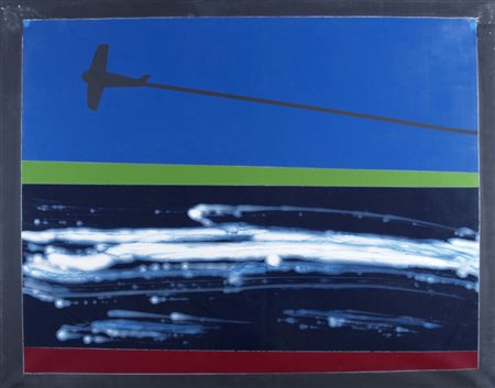 ANGELI FRANCO (Roma 1935 - Roma 1988) "Senza titolo" Acrilici su tela cm. H:...