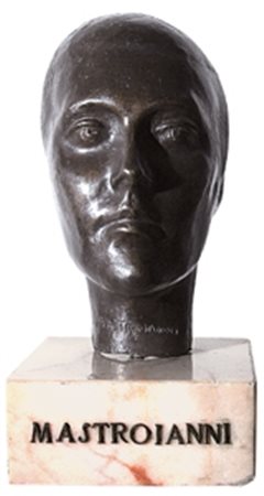 MASTROIANNI UMBERTO (Fontana Liri 1910 - Roma 1998) "Volto" anni '40/50...