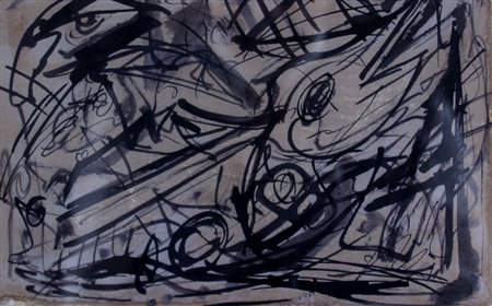 VEDOVA EMILIO (Venezia 1919 - Venezia 2006) "Figure - incubo n. 1" 1941...