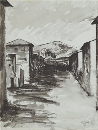 Ottone Rosai “Case nei pressi di Villamagna” 1932