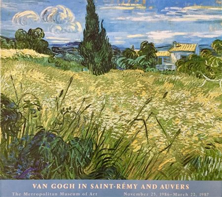 Manifesto Van Gogh in Saint Remy and Auvers