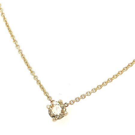 GIROCOLLO IN ORO GIALLO 14K 1.89 GR CON DIAMANTE 0.30 CT - PND20308