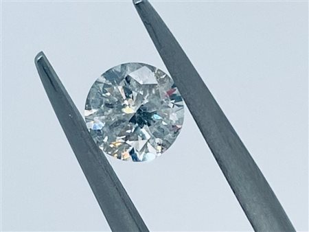 DIAMANTE 0,75 CT COLORE H, GRIGIO DEBOLE PUREZZA I1 TAGLIO BRILLANTE...