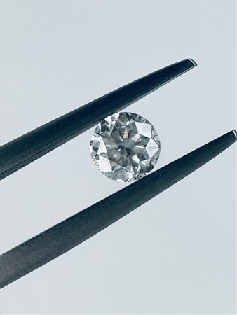 DIAMANTE 0,46 CT F - SI2 - TAGLIO BRILLANTE - INCISO AL LASER + CERTIFICATO...