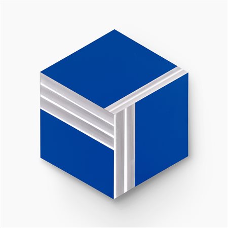 Getulio Alviani, Esagono = cubo virtuale, studio