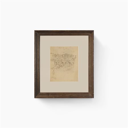 Orfeo Tamburi, Ponte Cavour in un mattino d'inverno