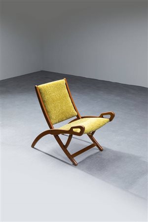 GIO PONTI<BR>Milano 1891 - 1979<BR>Sedia pieghevole mod. Ninfea