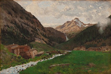 Enrico Bartezago Milano 1849 - 1924 La cascata