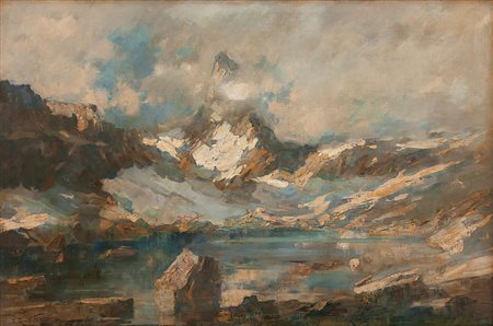 Lodovico Zambeletti Milano 1881 - 1966 Il Cervino da Zermatt