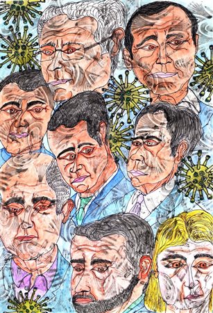 Franco Brighenti, Alcuni Politici di Governo e di opposizione durante il periodo della Pandemia da Covid 19