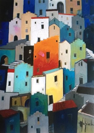 Michele Volpicella, Cosa ci fa una casa gialla fra tante case blu