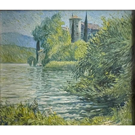 GROFF GIUSEPPE MERIGGIO D'ESTATE 60X70 (1990) OLIO