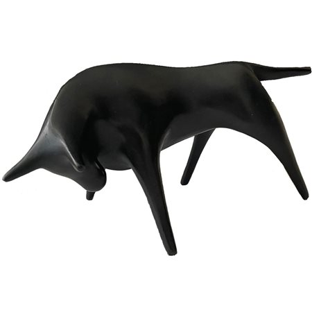 FOZZER ERALDO SCULTURA TORO BRONZO