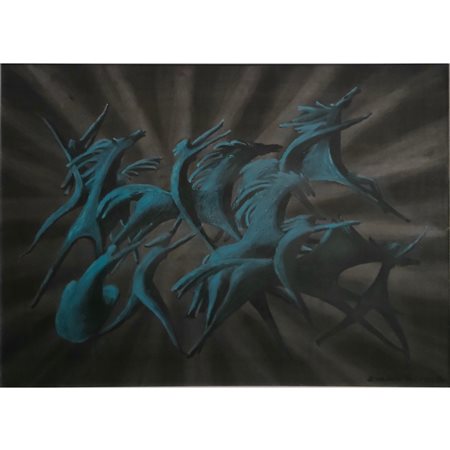 FOZZER ERALDO GALOPPO BLU 40X50 (1970)