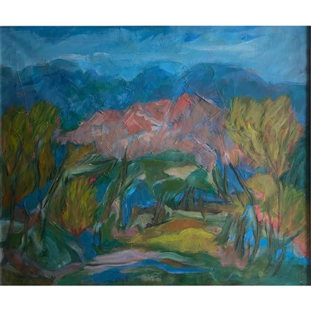 PANCHERI RENATO PAESAGGIO 60X70 (1986) OLIO