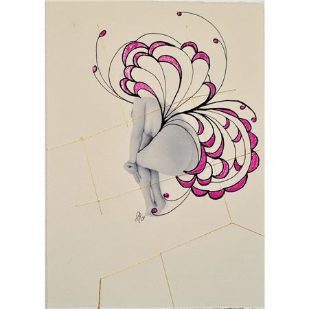 BARBARA CAPPELLO LOTTO UNICO NR. 2 OPERE - DILLO COL CORPO DELLA POESIA (2018) 21X15 FOTO SU...