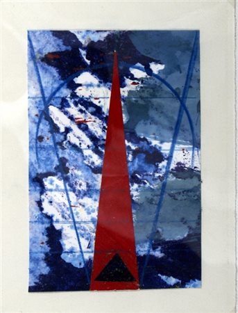 OCCHIPINTI Angela (Catania 1969) "Senza titolo" Tecnica mista e collage su...