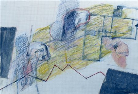 CERETTI MINO (Milano 1930) "Senza titolo" 1964 China su carta cm. H: 36.00 L:...