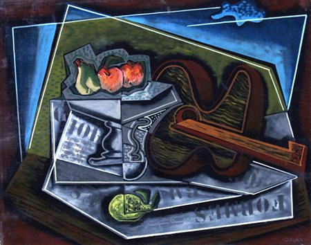 ORIANI PIPPO (Torino 1909 - Torino 1972) "Natura morta" 1929/1930 Olio su...