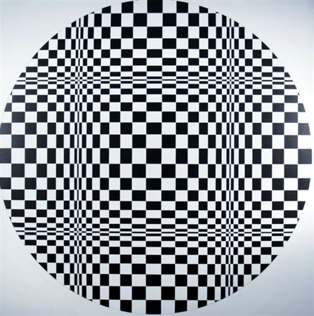 GARCIA ROSSI HORACIO (Buenos Aires 1929) "Cinetique 1959/2000" 2000 Olio su...