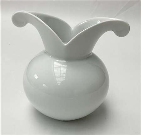 FROGEN YANG Vaso in porcellana bianca della serie "Studio-Linie". Manifattura Ro