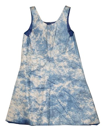 Hussein Chalayan PAPER DRESS BLUE Description: Dress in Tyvek, non-woven...