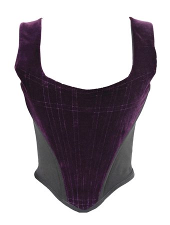 Vivienne Westwood ICONIC AND RARE VELVET BUSTIER DESCRIPTION: Iconic and rare...