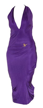 Vivienne Westwood DEEP NECKLINE DRESS Description: Purple pure silk jersey...