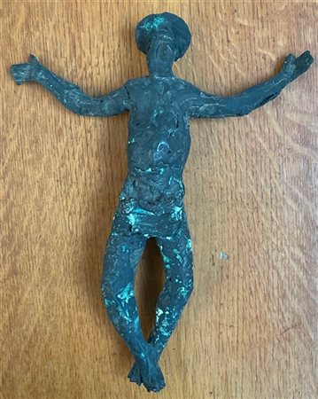 Lorenzo Pepe "Cristo" 
scultura in bronzo
h cm 31 (lievi difetti)

Provenienza
C