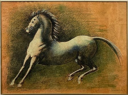 Francesco Messina "Cavallo" 
serigrafia su sughero
cm 50x70
firmata e numerata 5