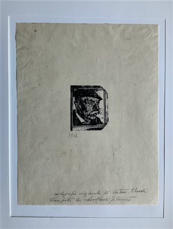 Arturo Checchi "Senza titolo" 1912
xilografia stampata su carta di riso
cm 28x22