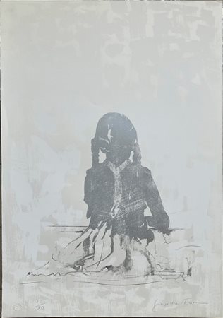 Giosetta Fioroni "Autoritratto a sette anni" 
serigrafia
cm 100x70
firmata e num