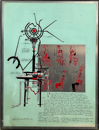 Mario Persico "Appunti per le sedie della tortura" e "Sedia del trattamento ana-