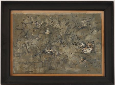 Firma indecifrata "Senza titolo" tecnica mista su tela
cm 50x70
firmato in bass