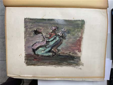 Franco Rognoni Volume contenente centottantaquattro disegni a tecnica mista su c