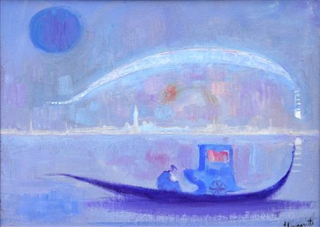 LONGARETTI Trento, La gondola viola di Venezia