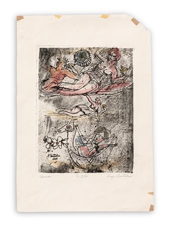 LUIGI BARTOLINI (1892-1963) - I fumatori, 1958