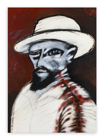 JULIO PAZ (1939-2010) - Retrato del pintor Van Gogh en 1887, 1977