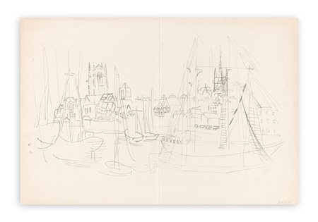 RAOUL DUFY (1877-1953) - Senza Titolo