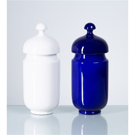 ENZO BIOLI, Due potiche in ceramica